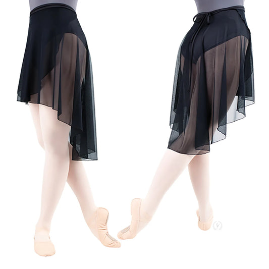 Eurotard 41136 Womens Dramatic Mesh Wrap Skirt