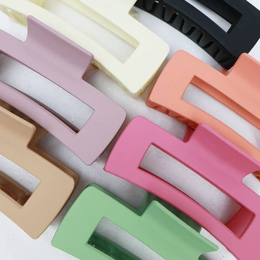 Love and Repeat Matte Rectangle Hair Claw