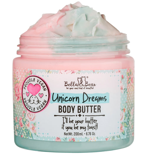 Bella & Bear Unicorn Dreams Body Butter, Shave Cream, Body Lotion