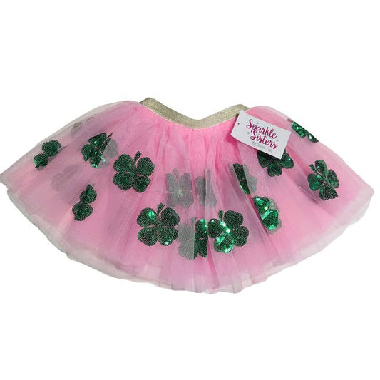 Sparkle Sisters Pink Shamrock Tutu (2-6 year)