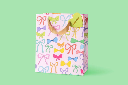 Taylor Elliott Designs Colorful Bows Gift Bags