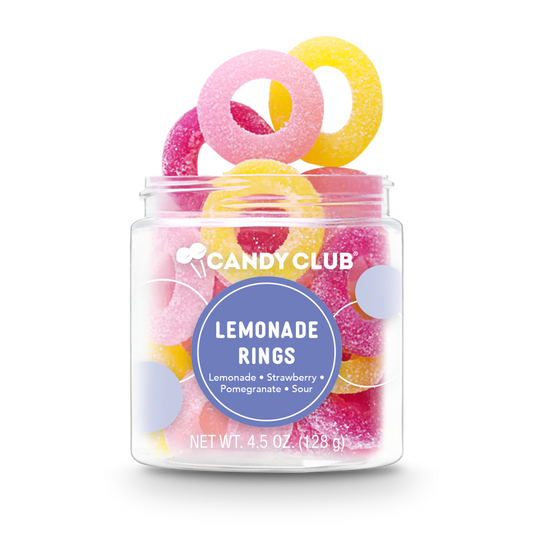 Candy Club Gummy Candy Lemonade Rings