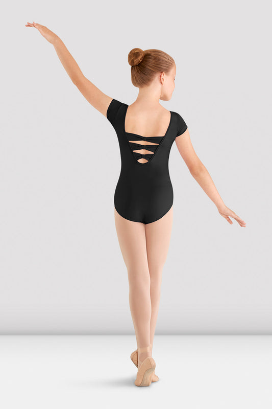 Bloch M414C Girls Mirella Bow Cap Sleeve Leotard