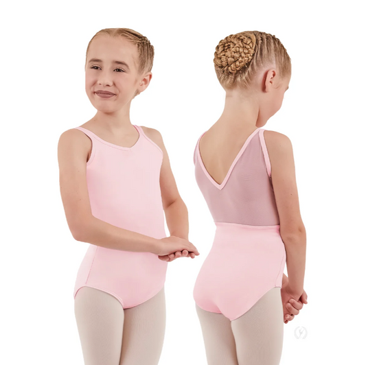 Eurotard 41451C Child Silhouette Mesh Double Strap Leotard