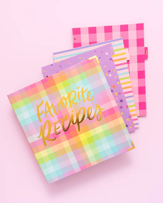 Taylor Elliott Designs Recipe Binder w/ Tabs