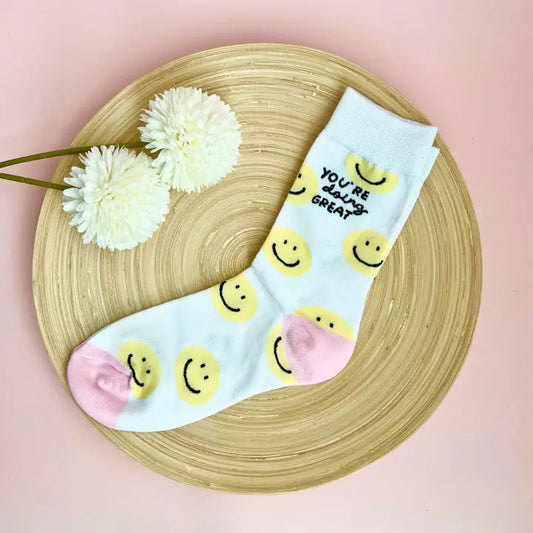 Tiny Gift Society "You're Doing Great" Socks