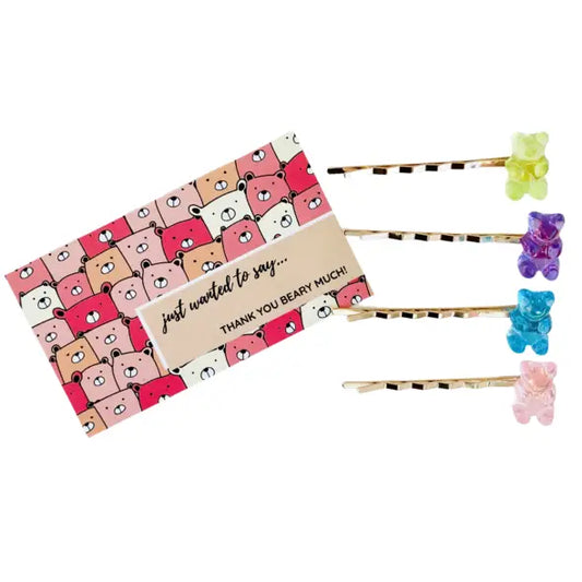 Tiny Gift Society Thank You Gummy Bear Hair Clip
