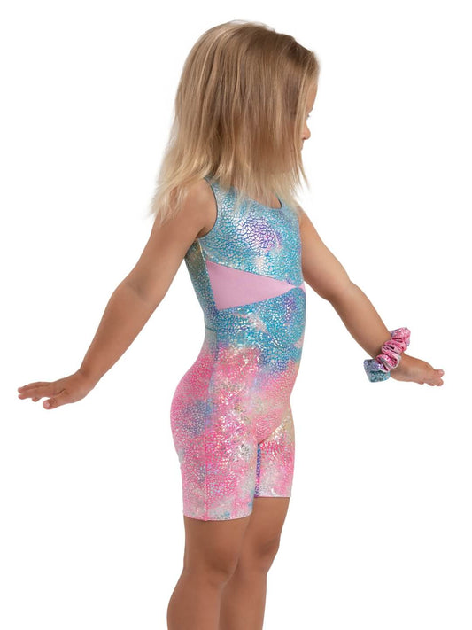 Capezio 12303C Unicorn Disco Stardust Biketard