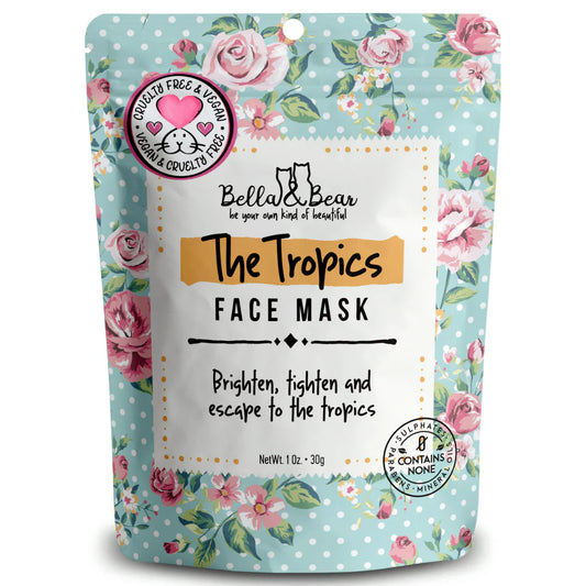 Bella & Bear Tropics Travel Face Mask, Mini 1oz
