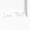 Black gel ink writing sample from Pippi Post Ballet Slippers & Bow Gel Pen