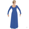 Royal blue long sleeve praise dance dress
