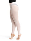 Footless tights shown in light pink on child dancer