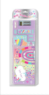 Hot Focus rainbow multi-function pencil case with colorful pink and pastel design