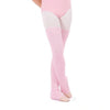Pink ribbed knit over-the-knee dance legwarmers