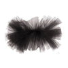 Black tulle hair tutu hair accessory with elastic band