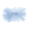 Light blue tulle hair tutu with elastic band for dancer ponytail