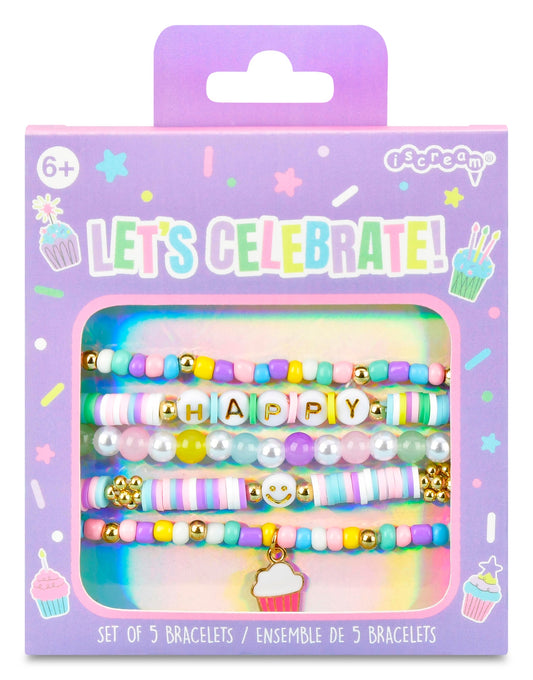 Iscream 770-478 Let's Celebrate Bracelet Set