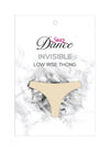 Packaged Silky Dance invisible low-rise thong shown in retail packaging