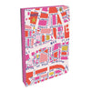Colorful Studio Oh! patterned journal with illustrated cover design