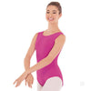 Women's fuchsia tank dance leotard