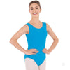 Women's turquoise tank dance leotard