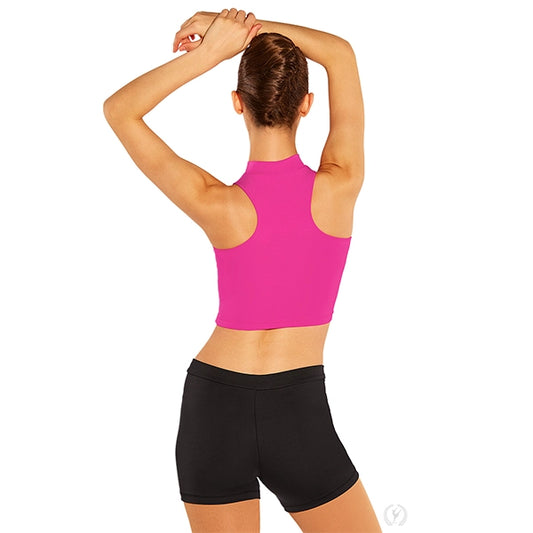 Eurotard 44371c Girls Zipper Crop Top