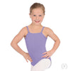 Girls lilac camisole leotard front view