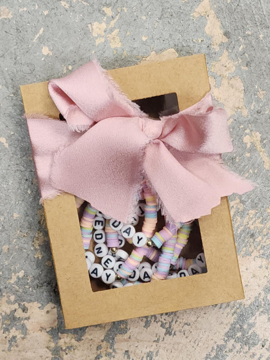 Moose Bear & Co Days of the Week Bracelet Set