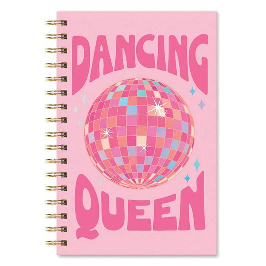 Studio Oh! Dancing Queen Medium Spiral Notebook