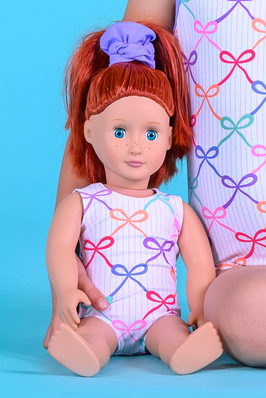 Destira 7059D Take a Bow Doll Size Leotard