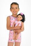 Destira 7208D Pink Pony Club Doll Size Leotard