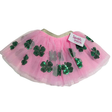 Sparkle Sisters Pink Shamrock Tutu  (2-6 year)
