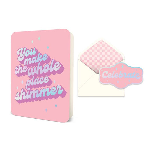 Studio Oh! You Shimmer Deluxe Greeting Card