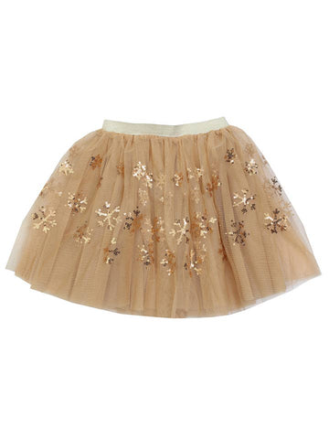 Couture Clips Gold Snowflake Tutu