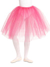 Hot pink romantic tutu skirt displayed on model