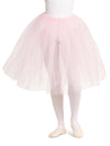 Light pink romantic tutu skirt displayed on model