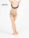 Dancer modeling nude adjustable body tight shown from the back