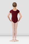 Bloch Dujour child cap sleeve burgundy leotard