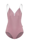 Light pink camisole leotard front view