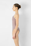 Light pink camisole leotard side view
