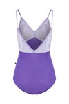 Purple camisole leotard back view