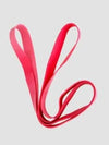 Pink Gaynor Minden flexibility band looped and displayed on a white background.