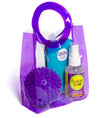 Purple Covet Dance foot care kit bag with dancer foot care essentials