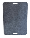 Full view of a bamboo portable tap dance practice mat