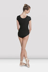 Bloch Betri adult cap sleeve black leotard back view
