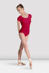 Bloch Betri adult cap sleeve red leotard