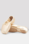 Pair of Bloch Eurostretch pointe shoes shown from the side