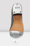 Bloch Jason Samuels Smith ladies tap shoe, outsole and tap plates view.