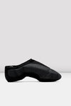 Side view of black Bloch Pulse jazz shoe
