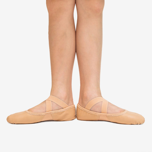 So Danca SD110L Adult Bryn Leather Split Sole Ballet Shoe - SAND